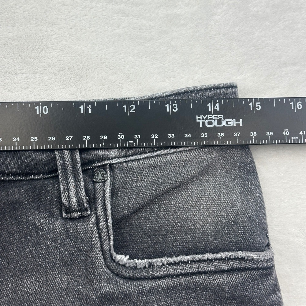 KUT From The Kloth Rachael Fab AB Mom Jeans Distressed Ankle Gray Wash 6L - Picture 8 of 12